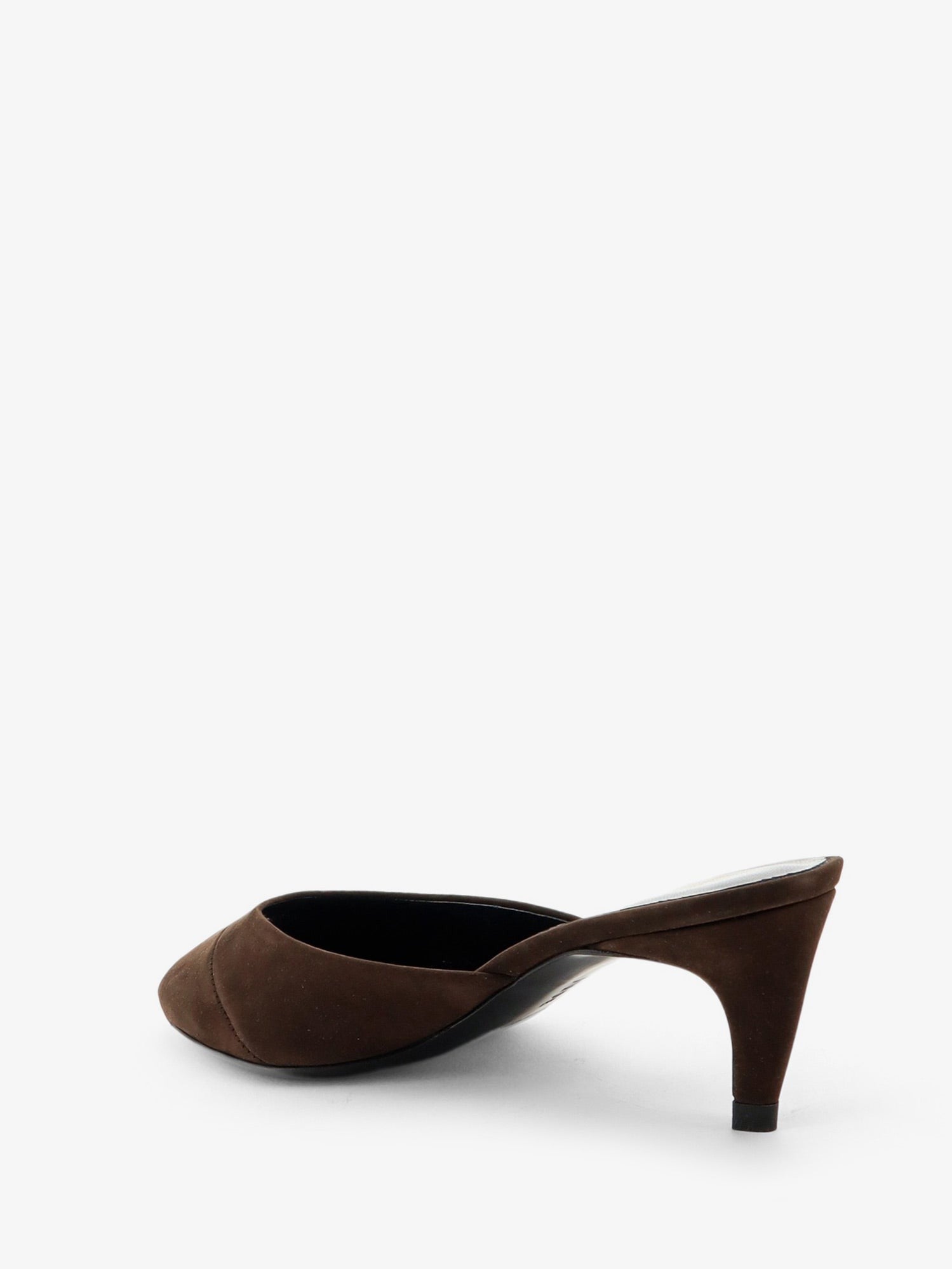 JUDE Women's Suede Cave Mule Sandals Brown