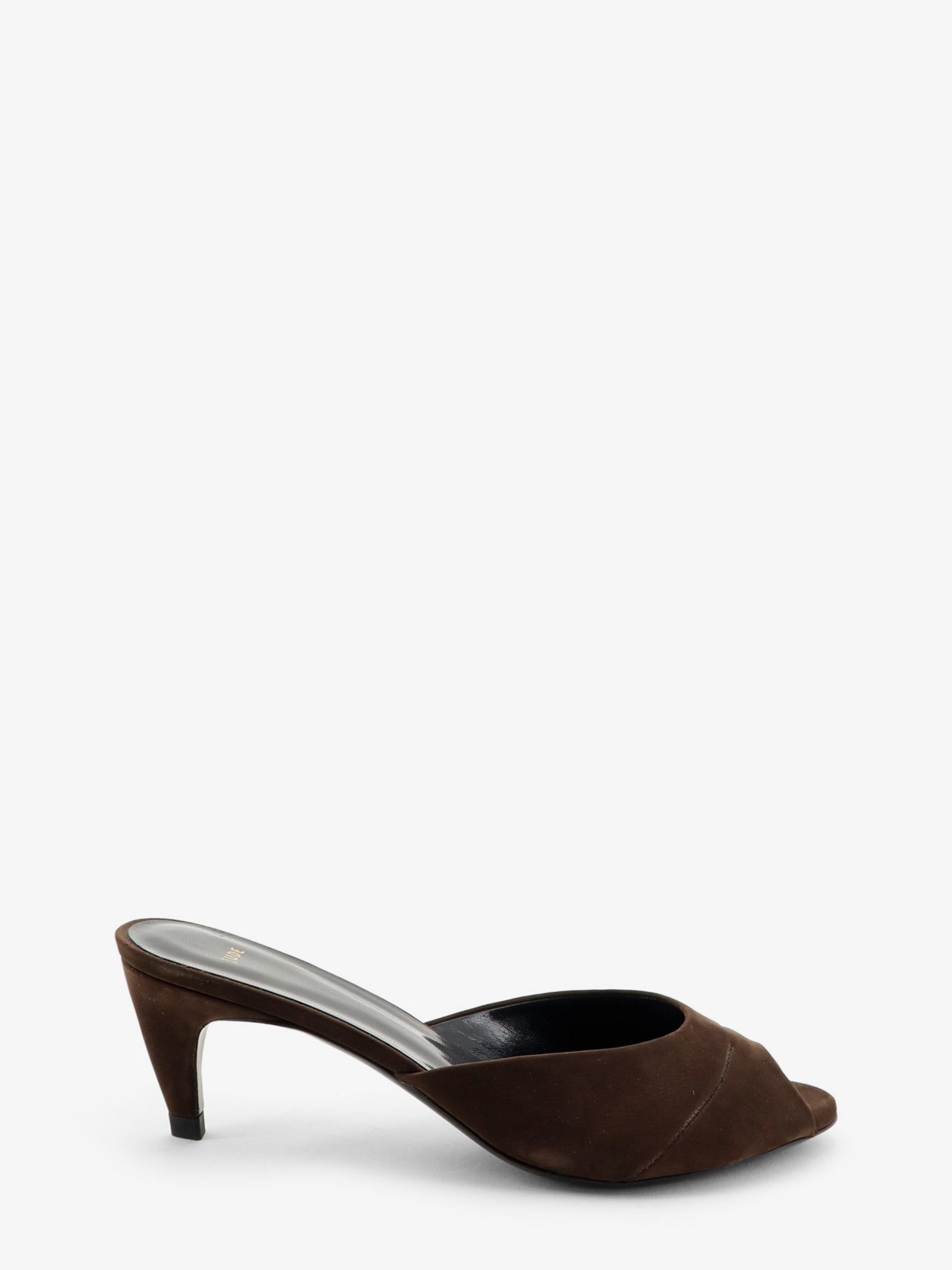 JUDE Women's Suede Cave Mule Sandals Brown