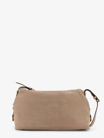 Pinko Women's Saddle Horizontal Shoulder Bag Beige