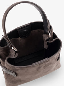 Brunello Cucinelli Women's Suede Crossbody Bag Pepe