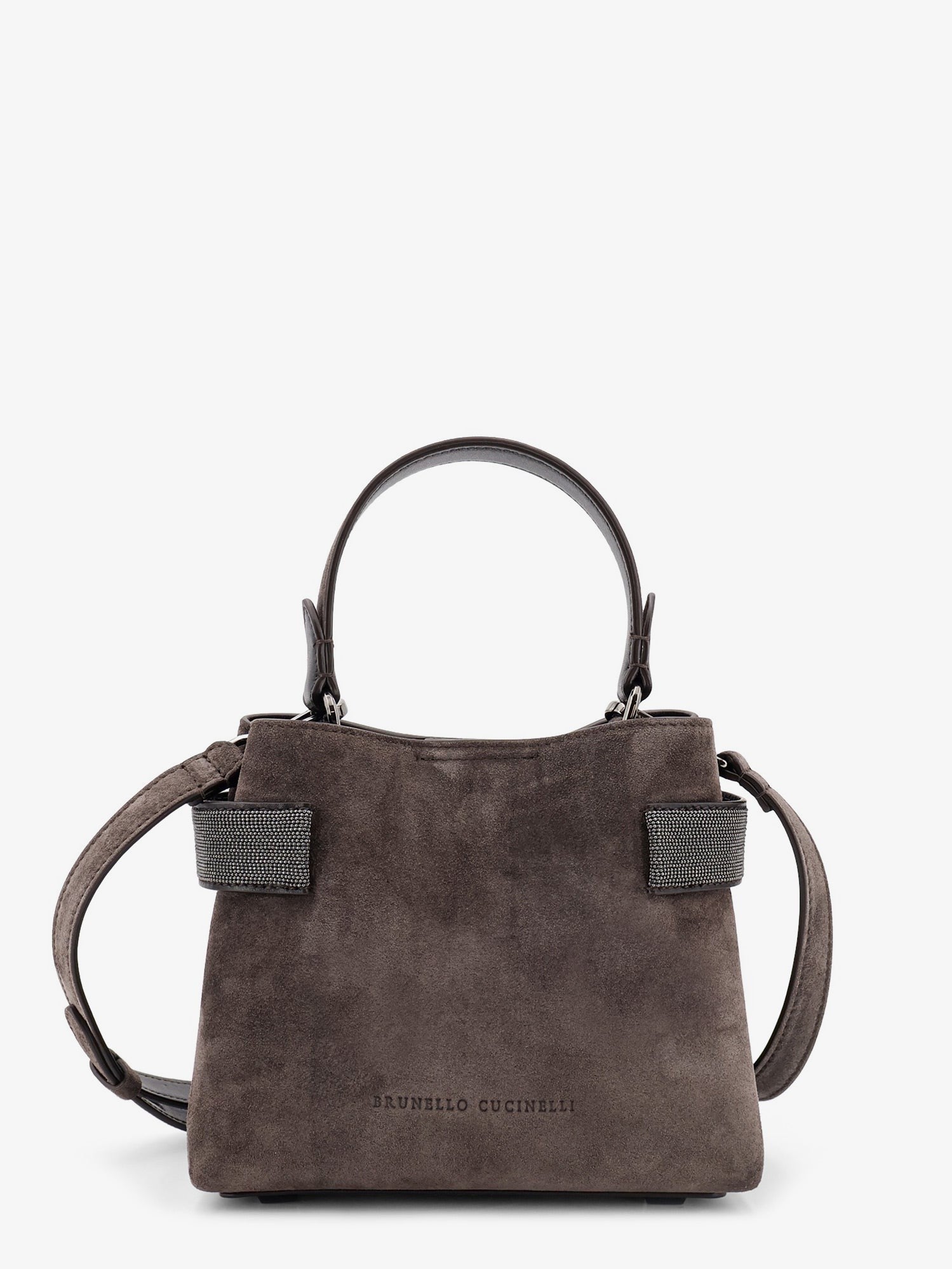 Brunello Cucinelli Women's Suede Crossbody Bag Pepe