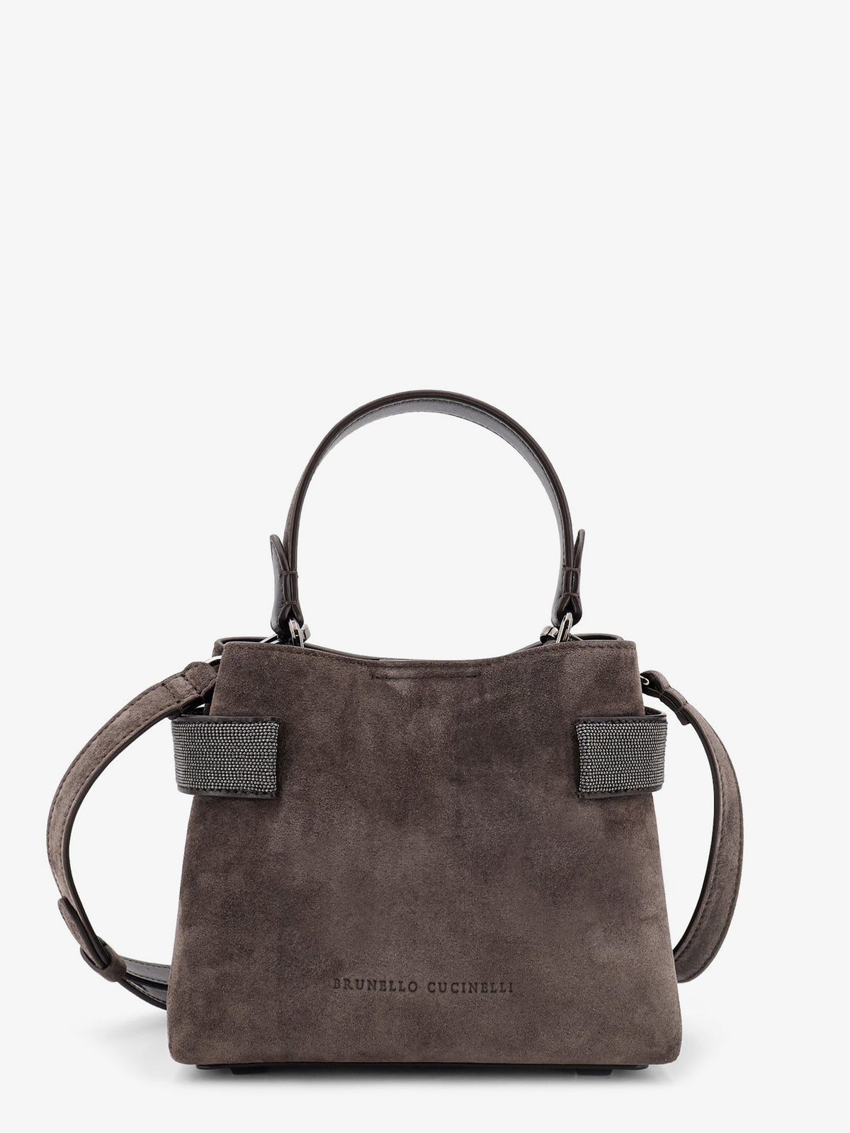 Brunello Cucinelli Women's Suede Crossbody Bag Pepe