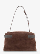 Brunello Cucinelli Women's Suede Crossbody Bag Brown, view 2