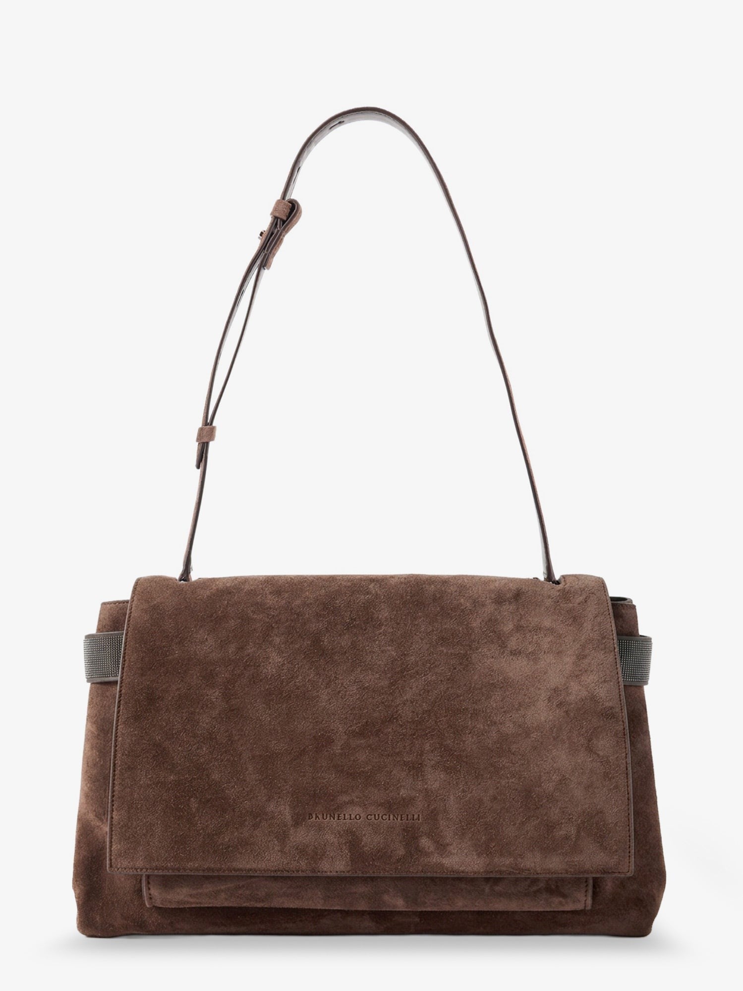 Brunello Cucinelli Women's Suede Crossbody Bag Brown