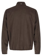 Herno Suede Effect Jacket Brown, view 2