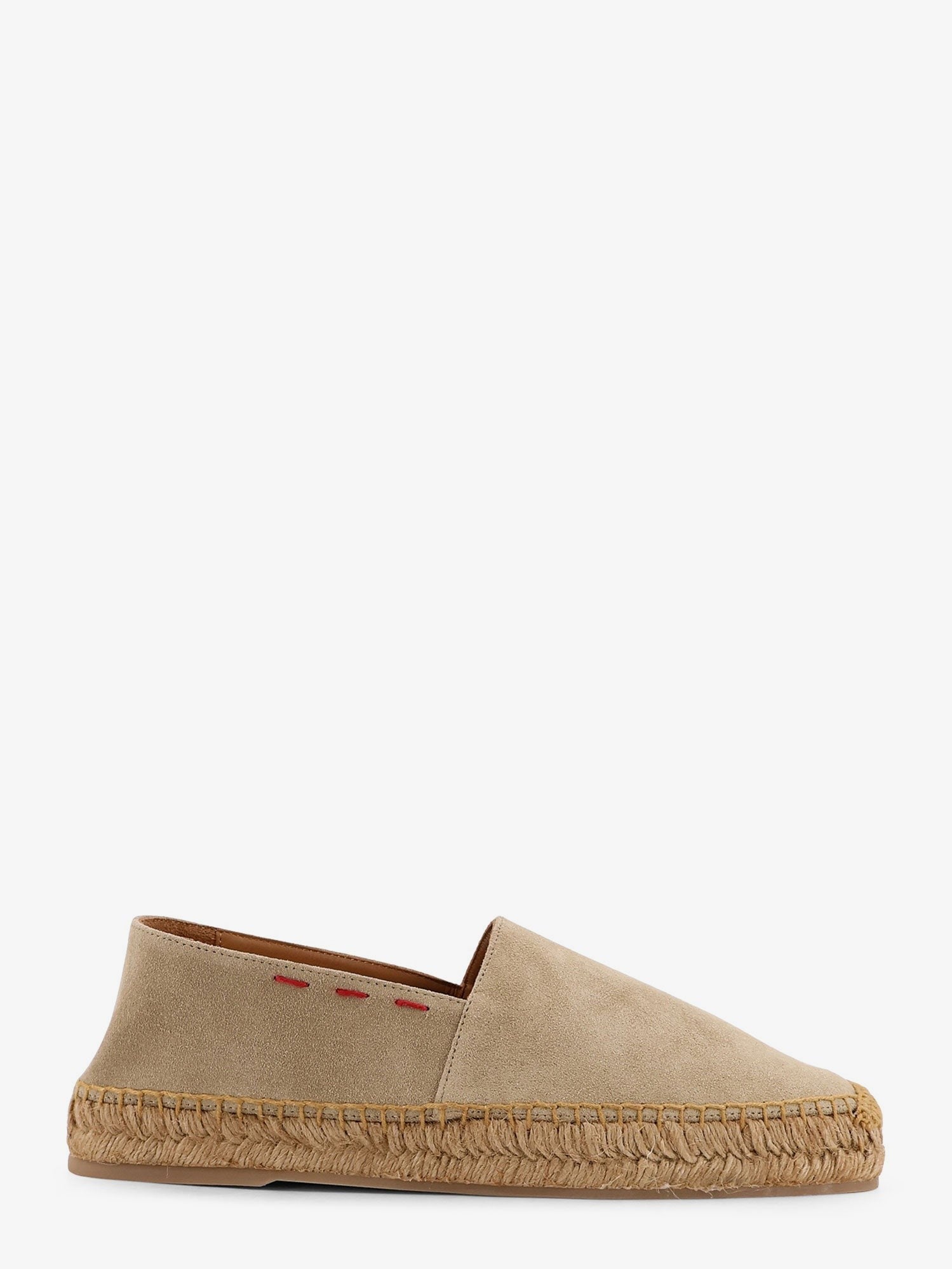 Kiton Men's Suede Espadrilles Beige