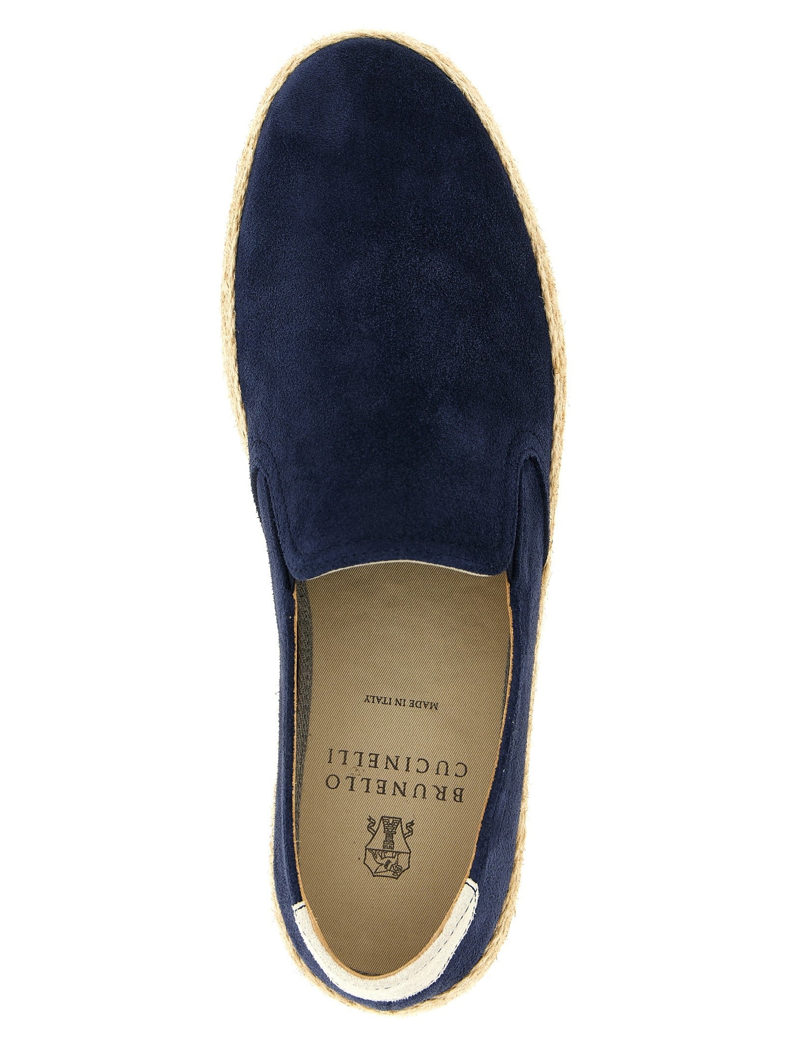Brunello Cucinelli Suede Espadrilles Blue