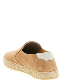 Brunello Cucinelli Suede Espadrilles Beige
