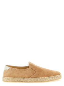 Brunello Cucinelli Suede Espadrilles Beige