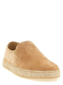 Brunello Cucinelli Suede Espadrilles Beige