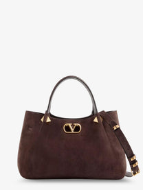 Valentino Women's Suede Handbag Brown