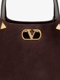 Valentino Women's Suede Handbag Brown
