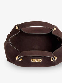Valentino Women's Suede Handbag Brown