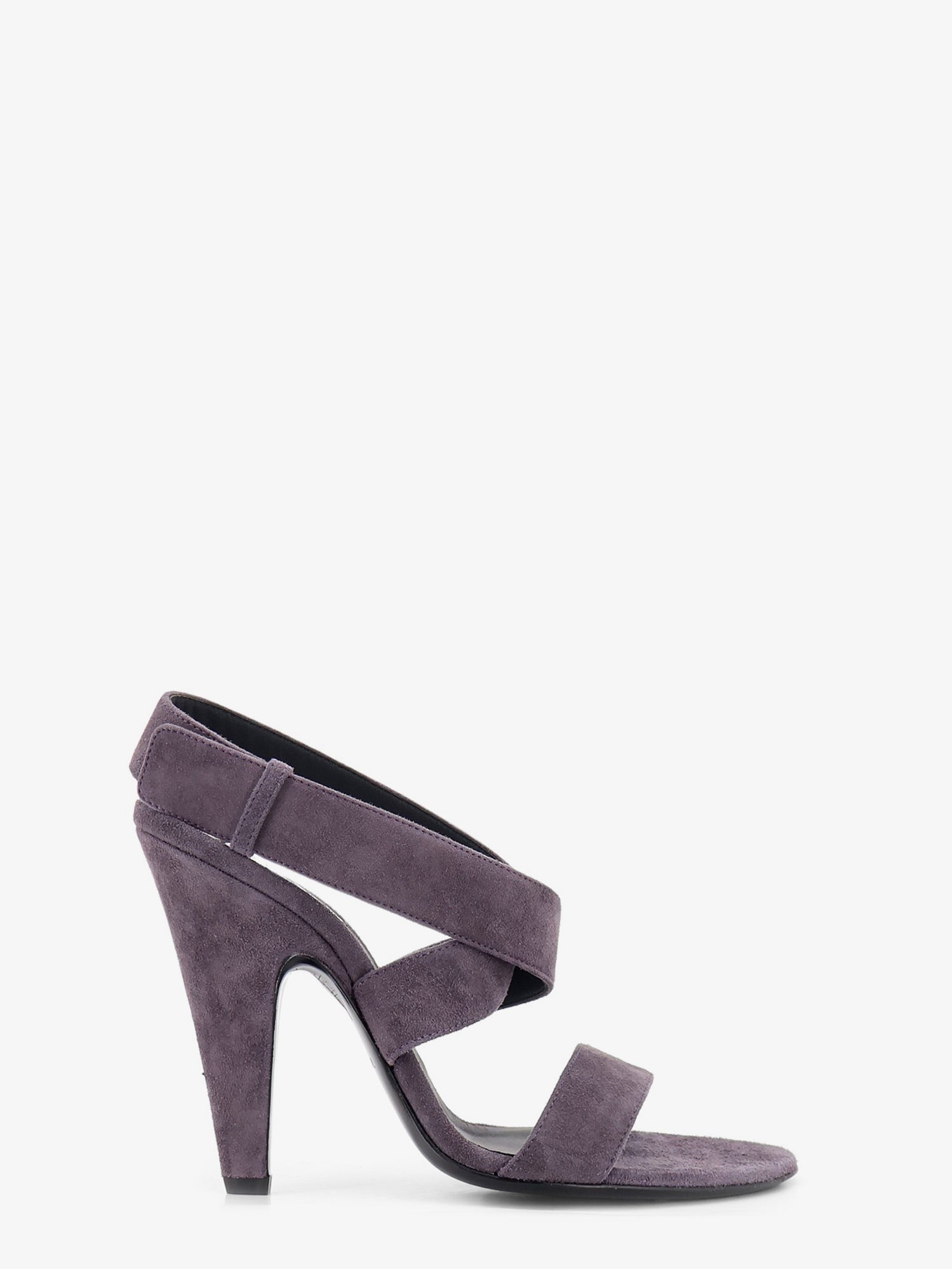 ALAÏA Women's Suede Heeled Sandals Beige