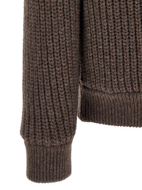 Brunello Cucinelli Suede Insert Jacket Brown