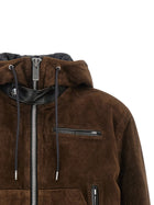 Sacai Suede Jacket Brown, view 3