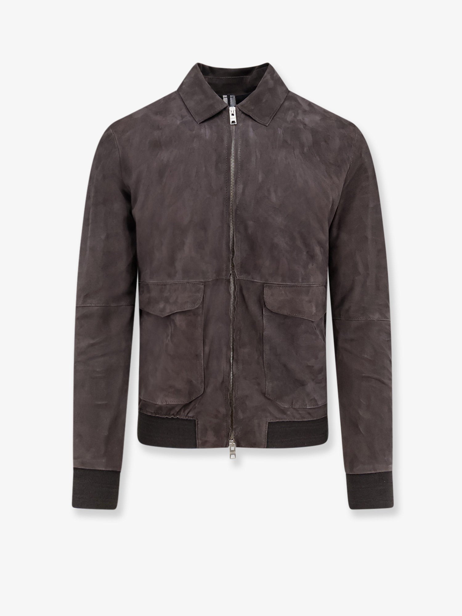 Dfour Men's Suede Jacket Piombo