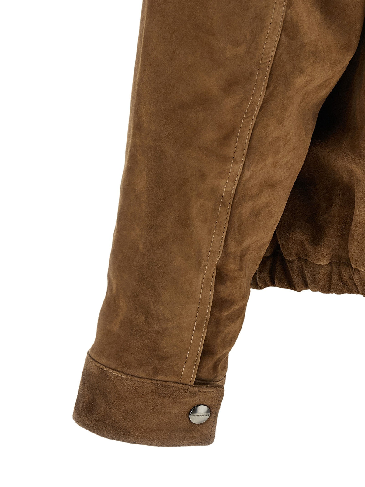 Giorgio Brato Suede Jacket Brown