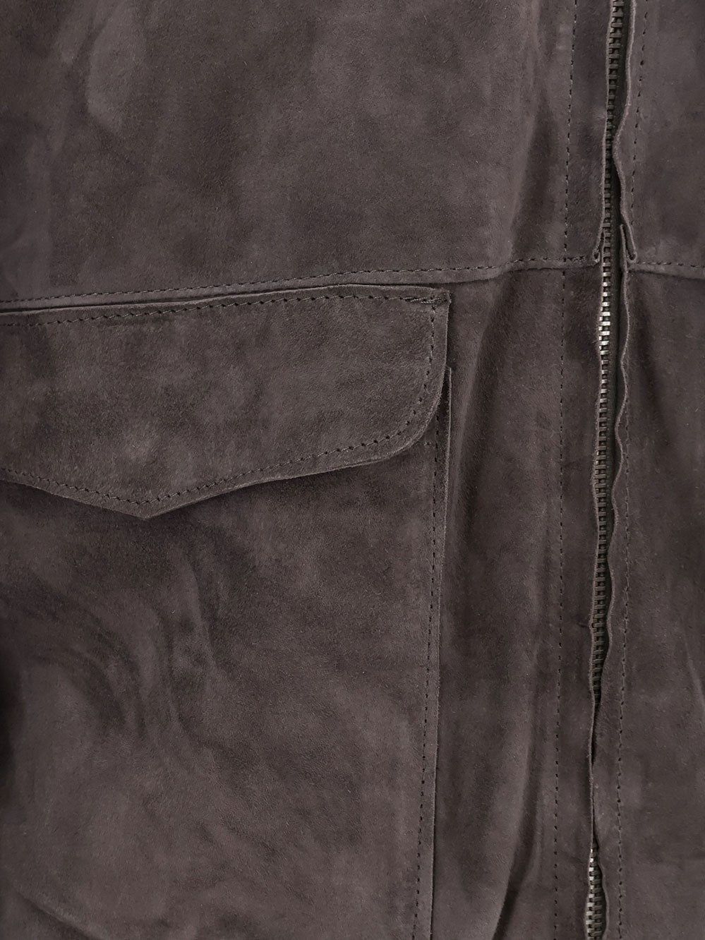 Dfour Men's Suede Jacket Piombo