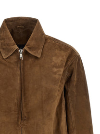 Giorgio Brato Suede Jacket Brown