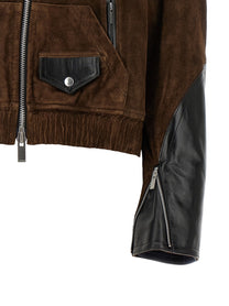 Sacai Suede Jacket Brown, view 5