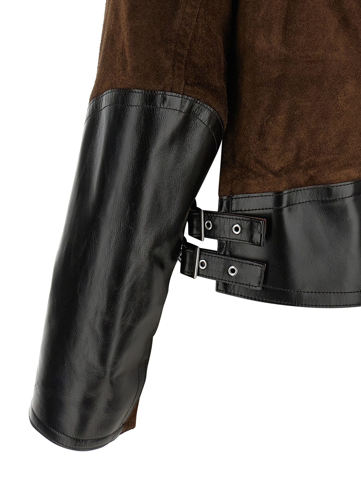 Sacai Suede Jacket Brown, view 4