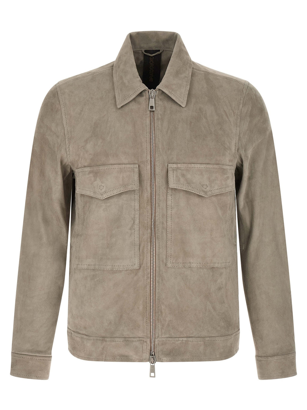 Giorgio Brato Suede Jacket Grey