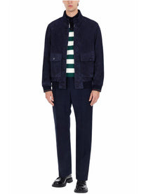 Gucci Men's Suede Jacket Blue