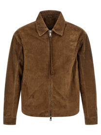 Giorgio Brato Suede Jacket Brown