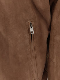 Dfour Men's Suede Jacket Gold
