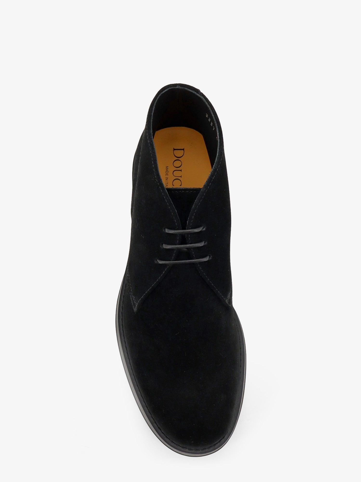 Doucal's Men's Suede Lace Black