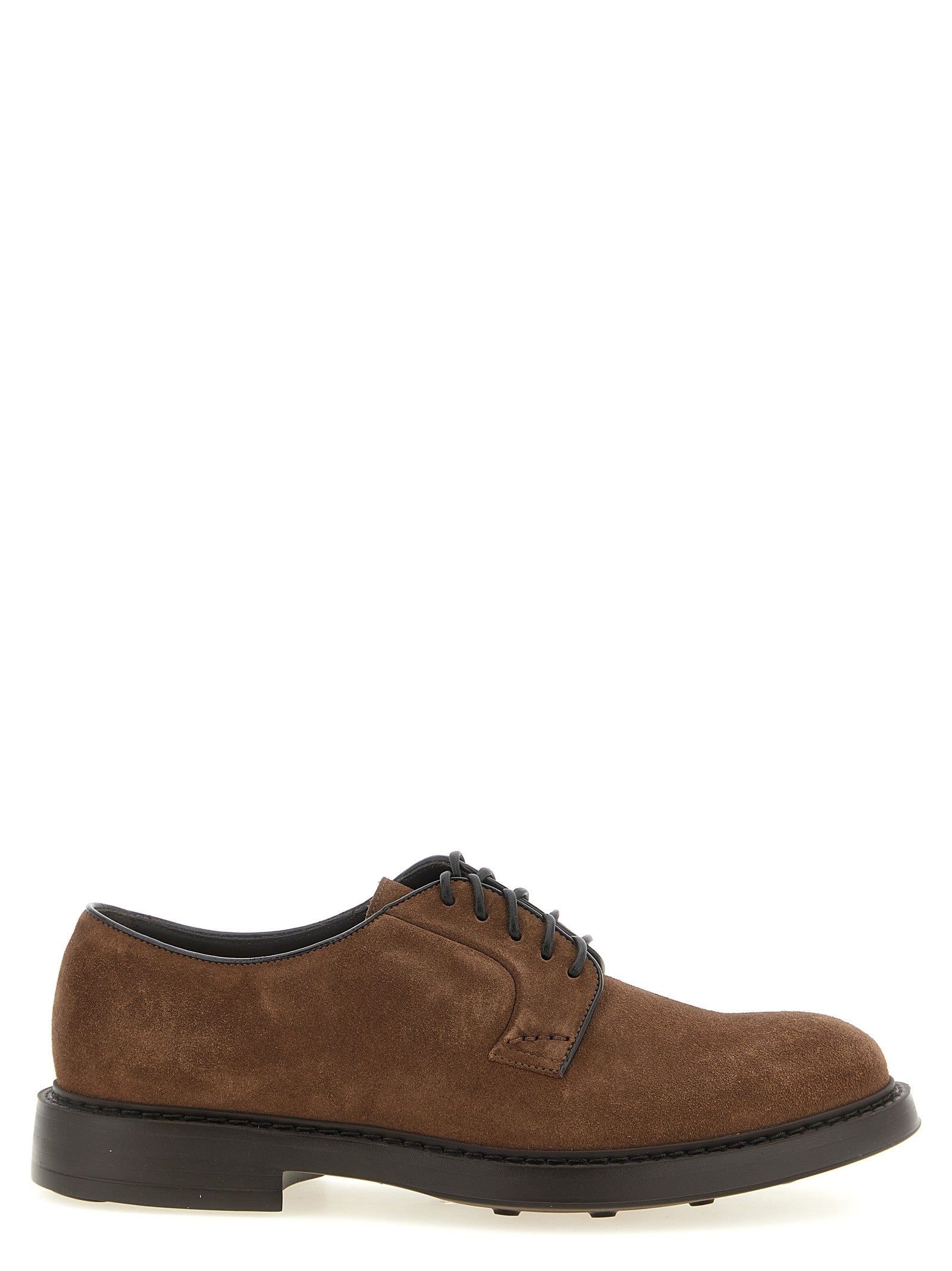 Doucal's Suede Lace Brown