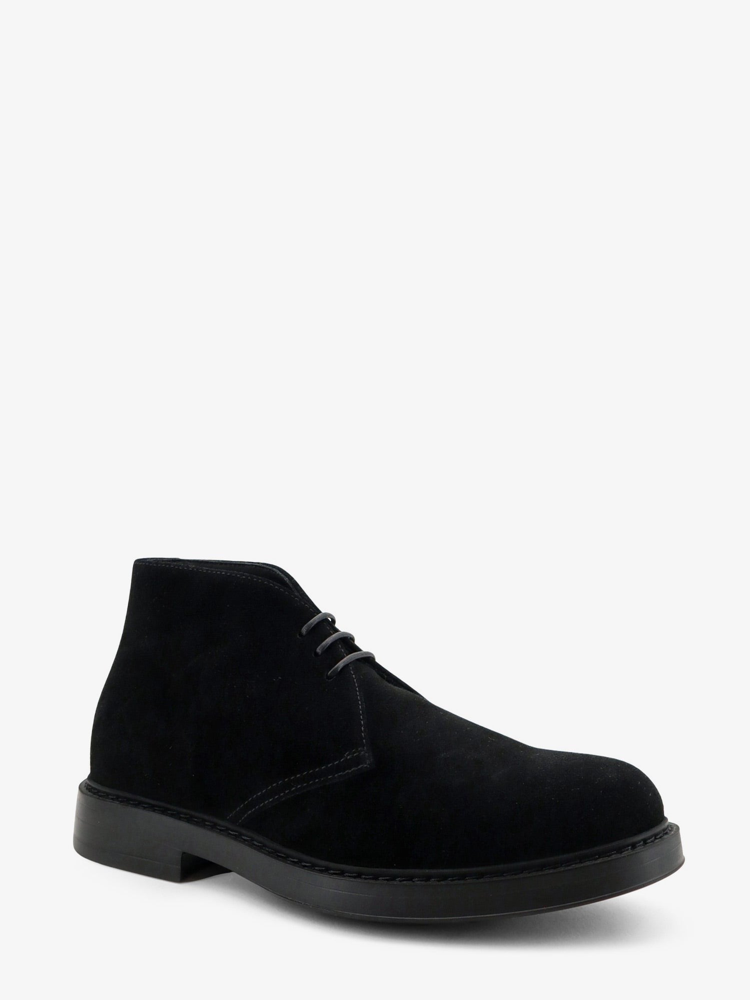 Doucal's Men's Suede Lace Black
