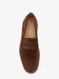 Tod's Men's Suede Loafers Brown