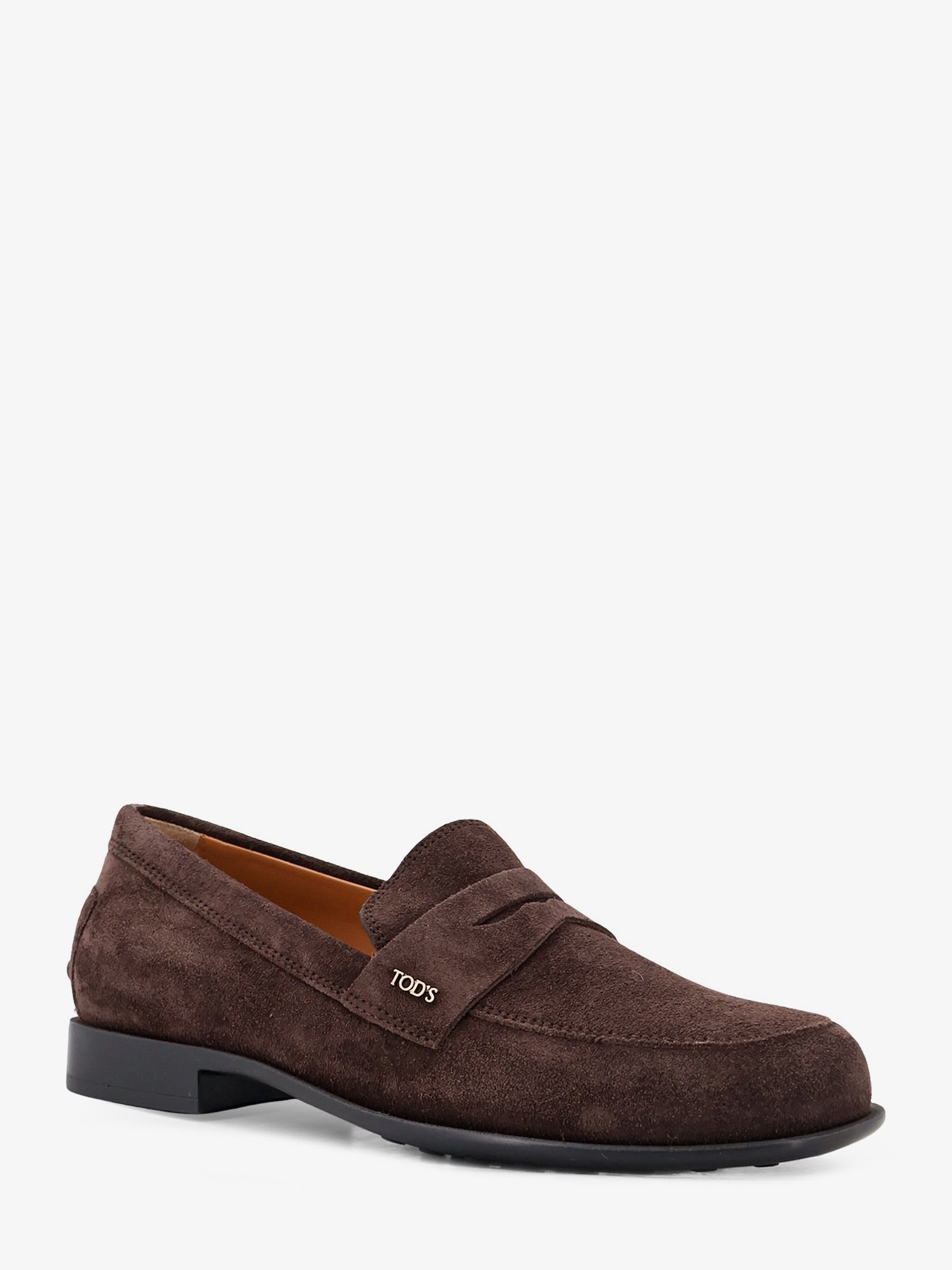 Tod's Women's Suede Loafers Brown