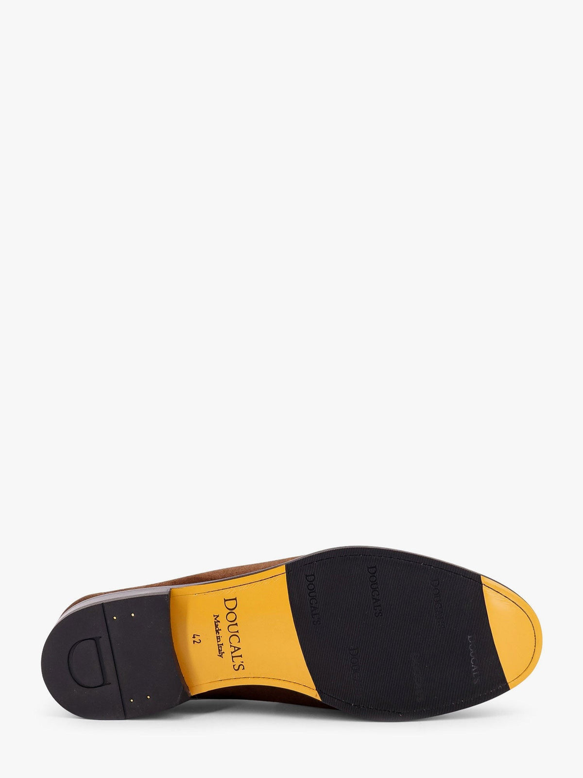 Doucal's Men's Suede Loafers Gold, view 4