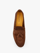 Doucal's Men's Suede Loafers Gold, view 5