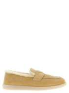 PRADA Suede Loafers Beige