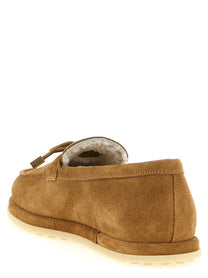 Tod's Suede Loafers Beige