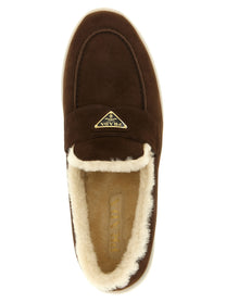 PRADA Suede Loafers Brown, view 4