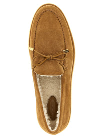 Tod's Suede Loafers Beige