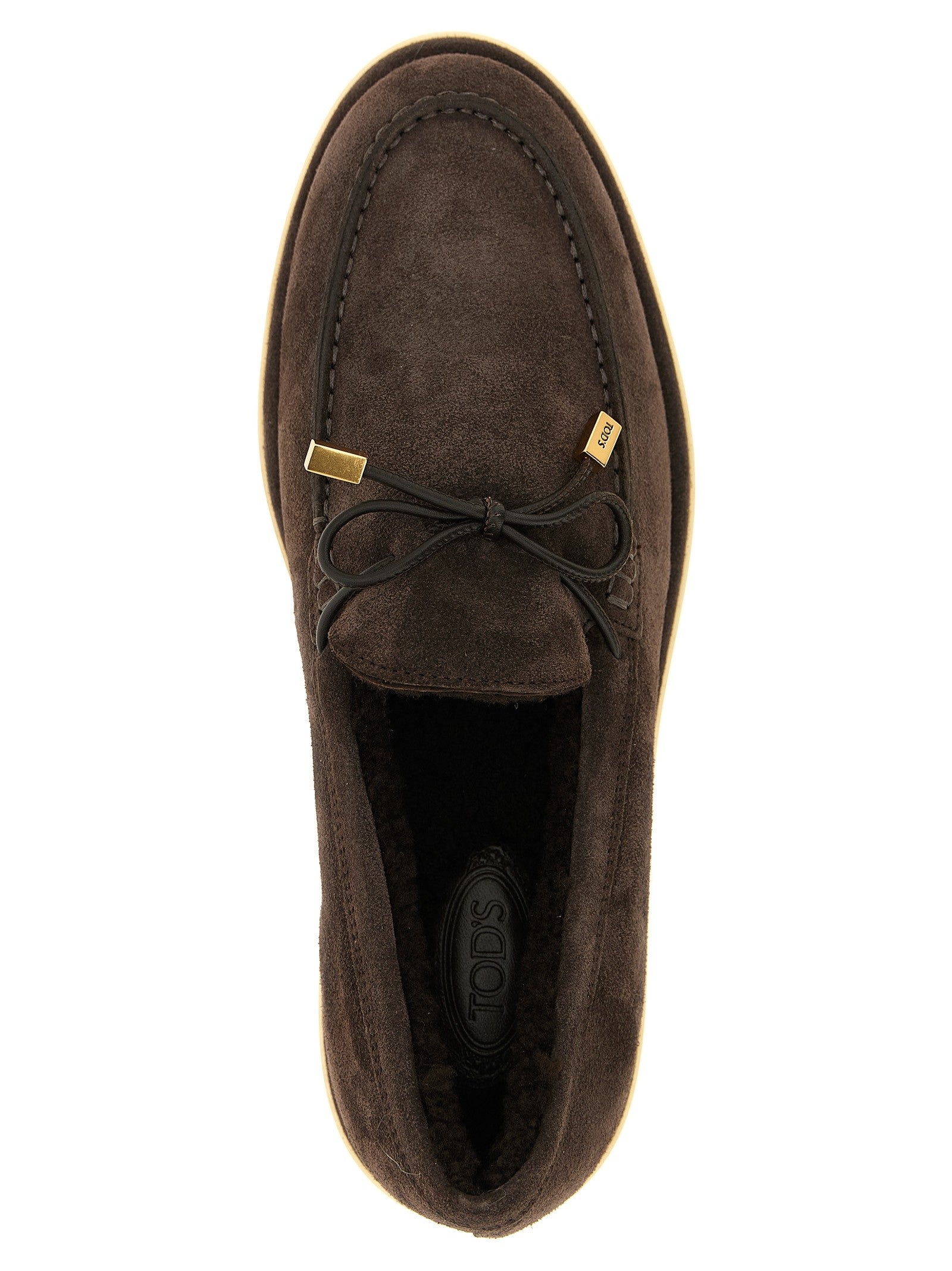 Tod's Suede Loafers Brown