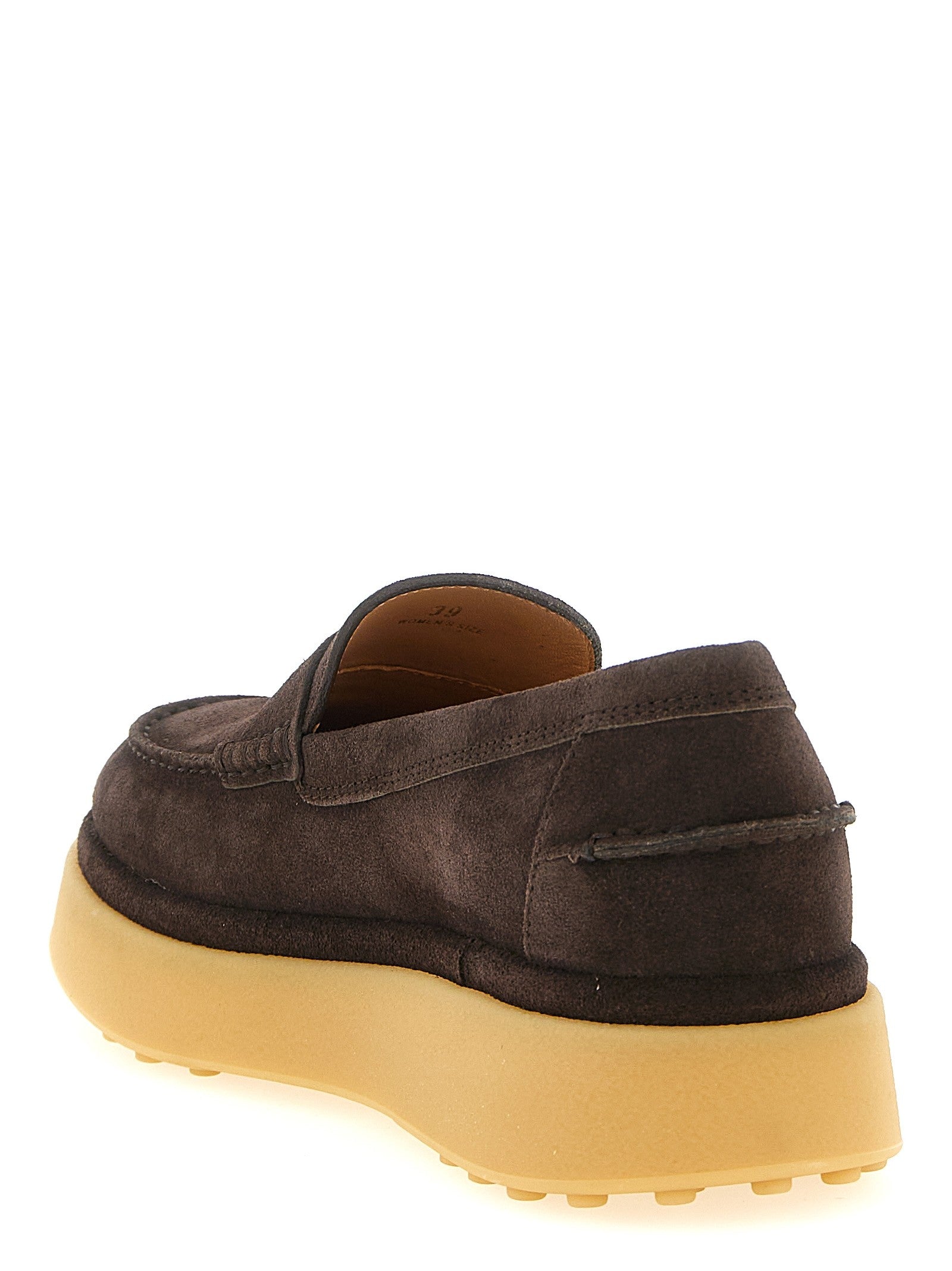 Tod's Suede Loafers Brown