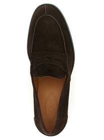 Tod's Suede Loafers Brown