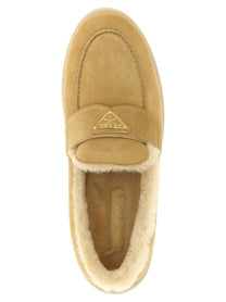 PRADA Suede Loafers Beige, view 4