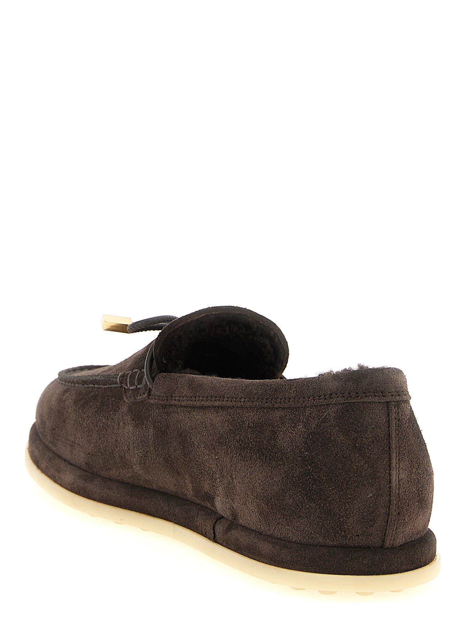 Tod's Suede Loafers Brown
