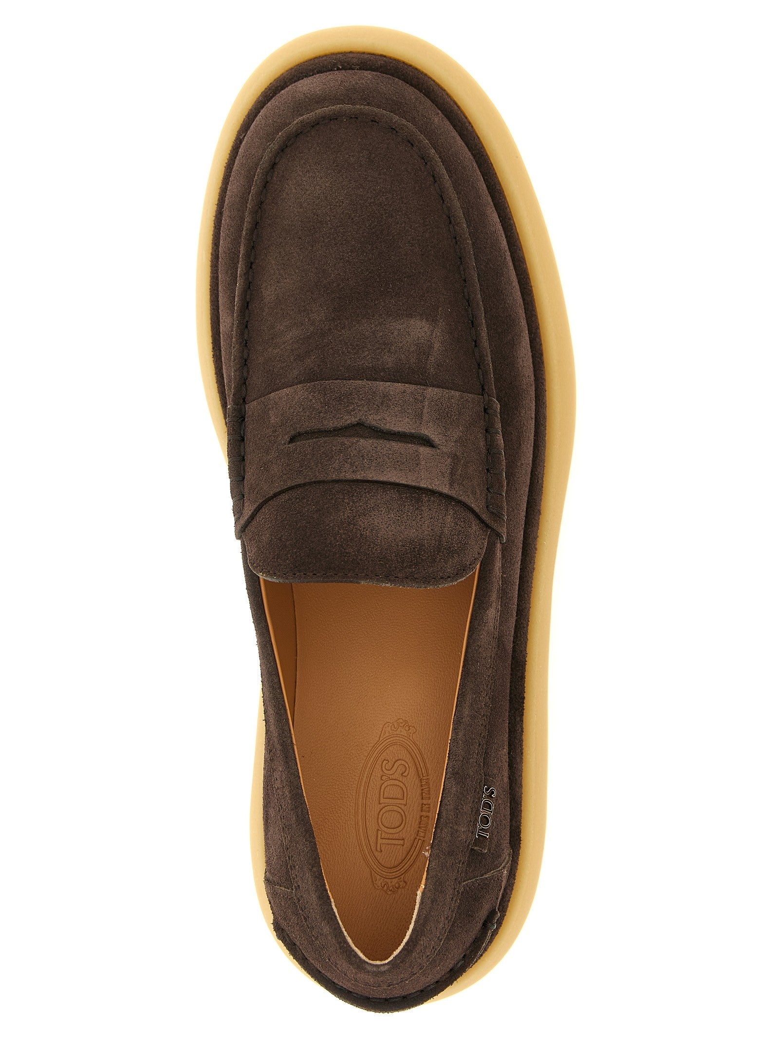 Tod's Suede Loafers Brown