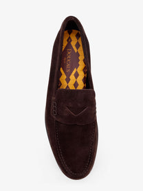 Doucal's Men's Suede Loafers Gold