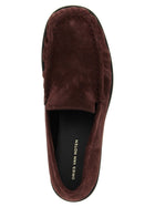 Dries Van Noten Suede Loafers Red, view 4