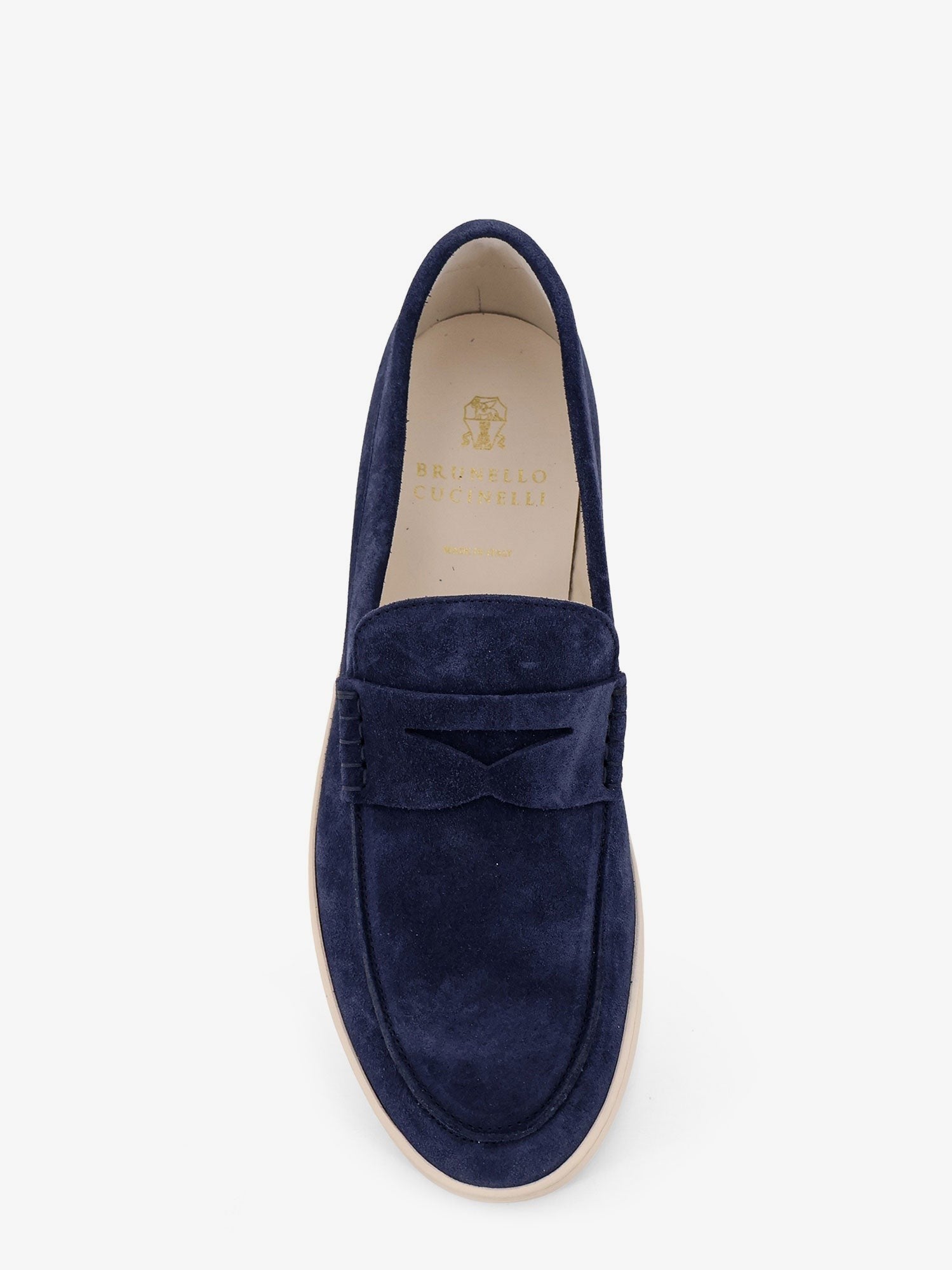 Brunello Cucinelli Men's Suede Loafers Black